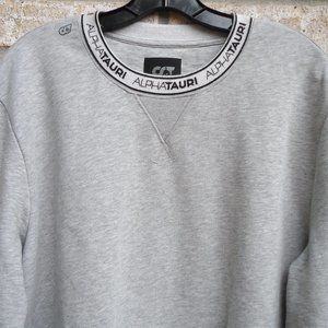 SIZE XL. AlphaTauri SQUEE V1.Y3.02 gray sweatshirt pullover.